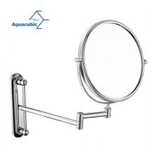 Bathroom Mirror Wall Magnifying Mirror, Wall Mounted 8'' Makeup Mirror with 3X Magnification, 360 Swivel